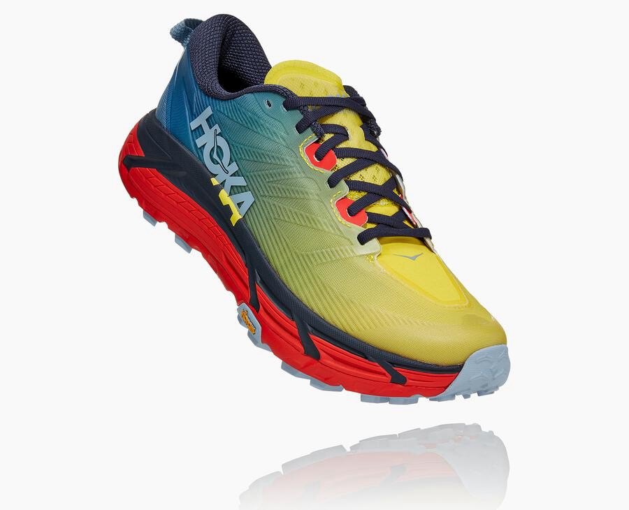 Hoka One One Trail Schoenen Heren - Mafate Speed 3 - Blauw - FQ8097452